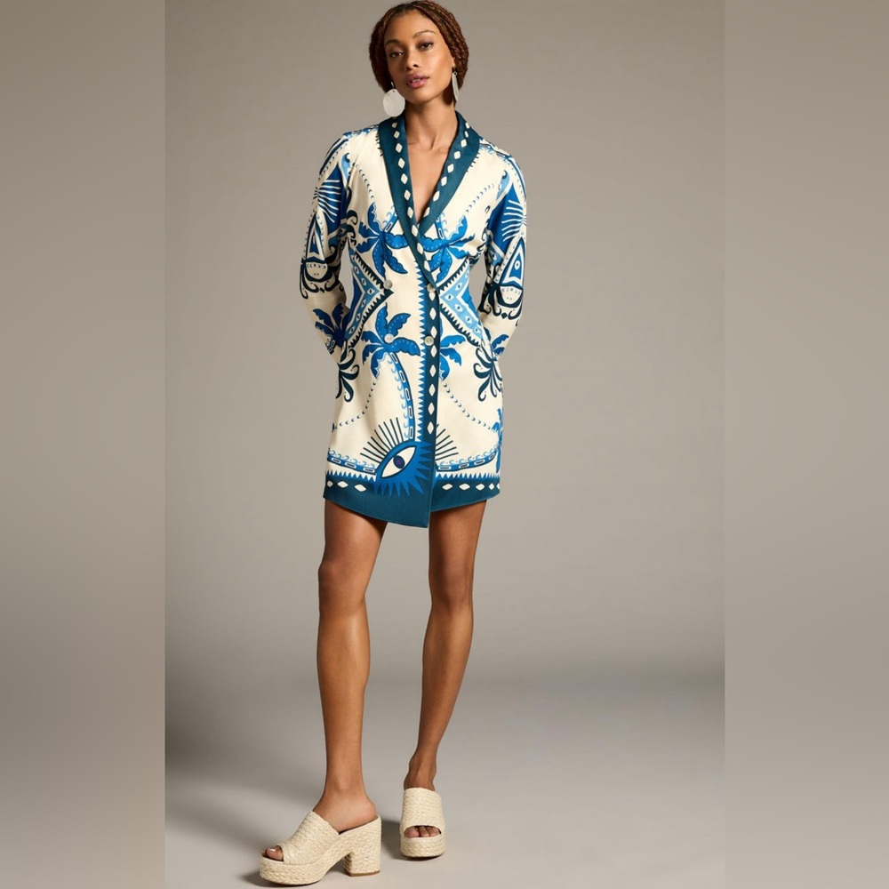 FARM RIO ANTHROPOLOGIE Long-Sleeve Blazer
Dress
